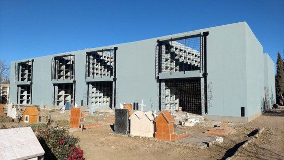 El Municipio finalizó la construcción de nichos en el cementerio local