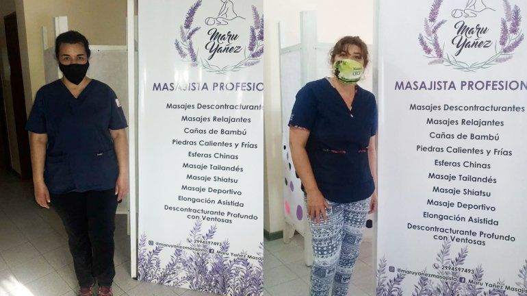 La maratón de masajes gratis para personal de salud fue un éxito 