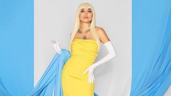 La emoción de María Becerra por cantar el Himno Nacional Argentino en la final del Mundial 2026. | LMCipolletti.com La emoción de María Becerra por cantar el Himno Nacional Argentino en la final del Mundial 2026.
