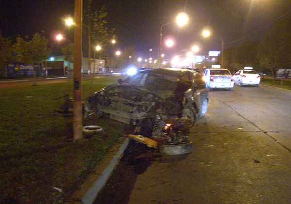 Accidente de tránsito en calle Pacheco