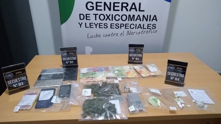 La Policía desarticuló puntos de venta de droga en Allen