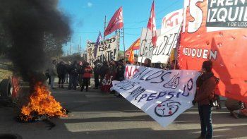 puente: levantaron el corte en repudio a la represion a trabajadores de pepsico