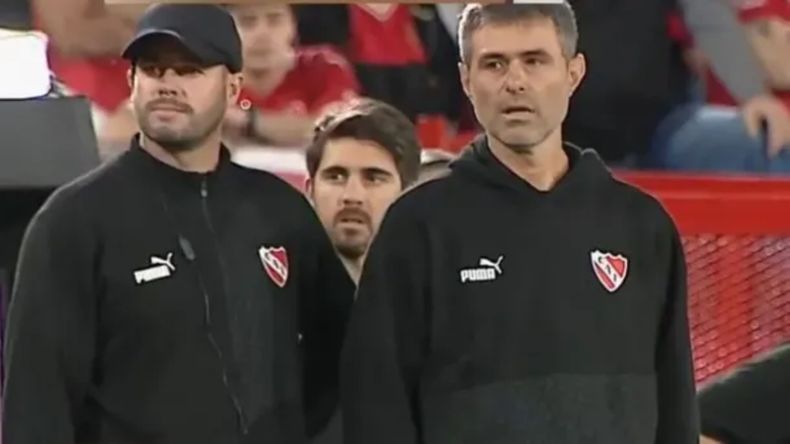 Julio Vaccari y su asistente