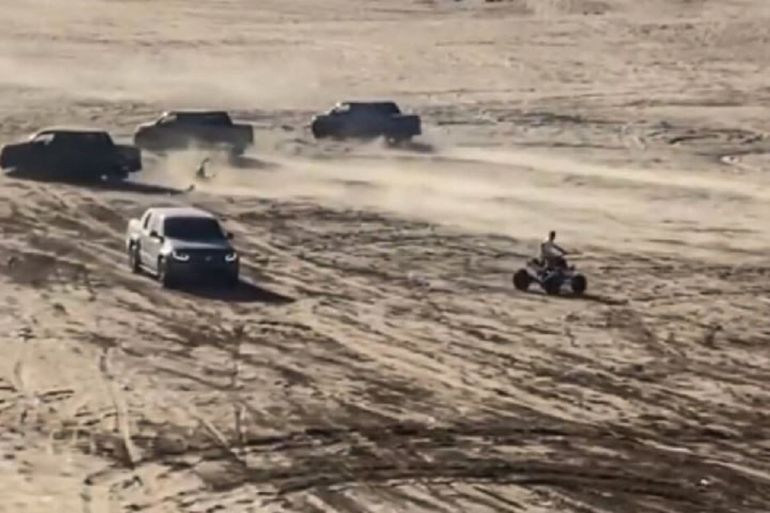 Corrían picadas en la playa y atropellaron a motociclista&nbsp;