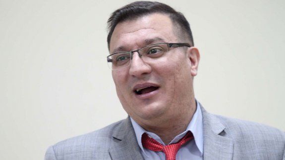 Pica encabezó la reunión con los obreros de la construcción.