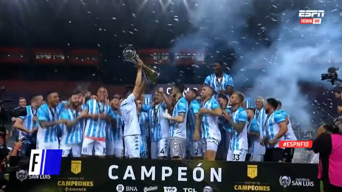 Insólito: a Boca le echaron cinco jugadores y Racing es el campeón Trofeo  de Campeones