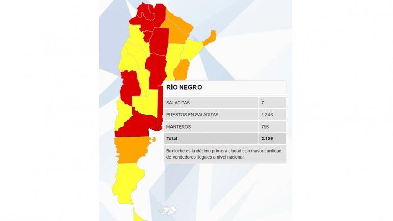 Río Negro se posicionó entre las provincias con mayor venta ilegal del país