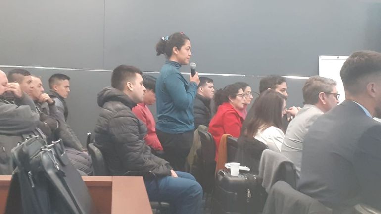 La sargento Primero Andrea Enríquez, una de las imputadas, declaró en la primer jornada.