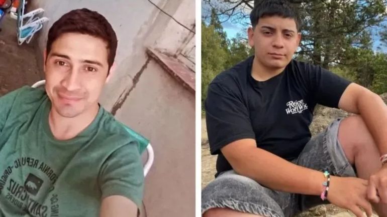 Santiago Martín Obreque y su tío Milton David García de 35 años eran buscados intensamente. Sus cuerpo fueron encontrados en un canal de riego. 