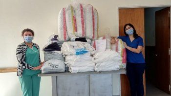 vecinos solidarios ponen manos a la obra para ayudar al hospital local