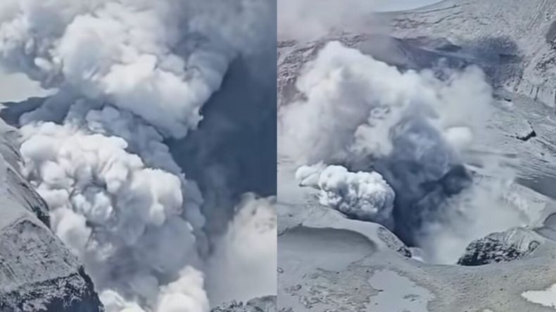 La alerta amarilla fue declarada cuando se identificó un aumento en la actividad sísmica en el interior del volcán Peteroa.