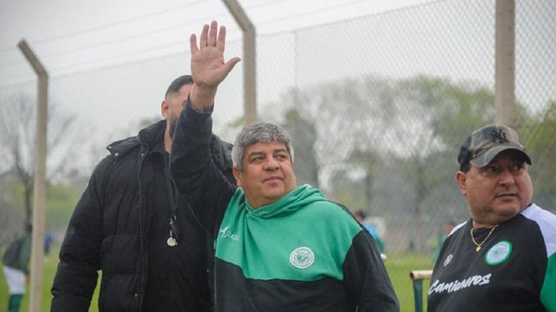 Pablo Moyano es el presidente de Deportivo Camioneros. 