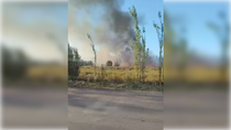 El incendio se registró en una chacra ubicada sobre Circunvalación.