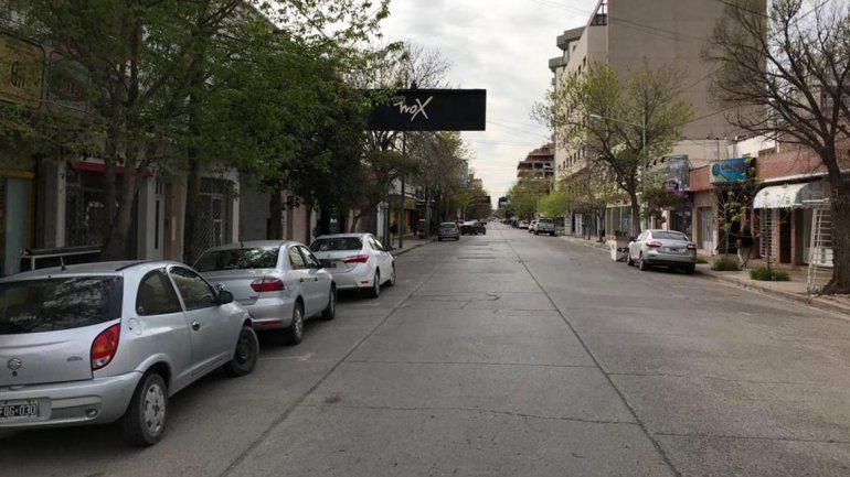La ciudad amaneció desierta por el paro nacional
