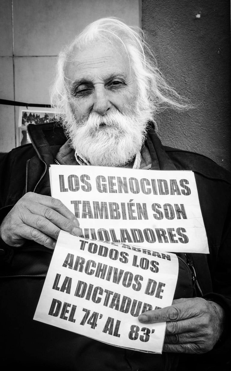 París durante la audiencia para exigir el reconocimiento de los delitos sexuales en contexto de privación de la libertad como delito autónomo. 