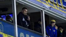 Riquelme, presente en La Bombonera, fue culpado por el presente de Boca.