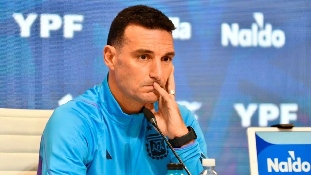 Lionel Scaloni tiene contrato hasta 2026.