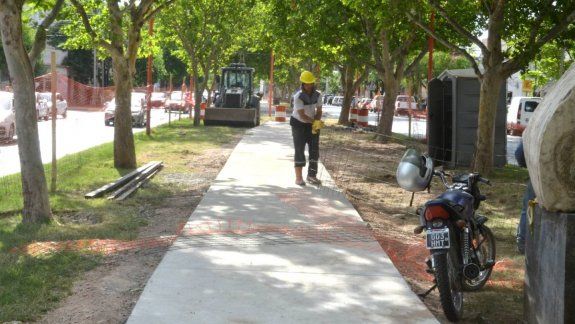 Arrancan las obras de vinculación de la bicisenda de Alem