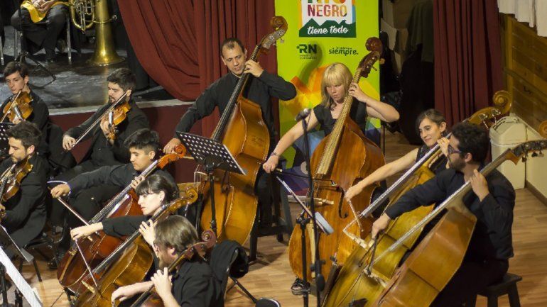 La orquesta rionegrina también se presentará en Roca este fin de semana.  