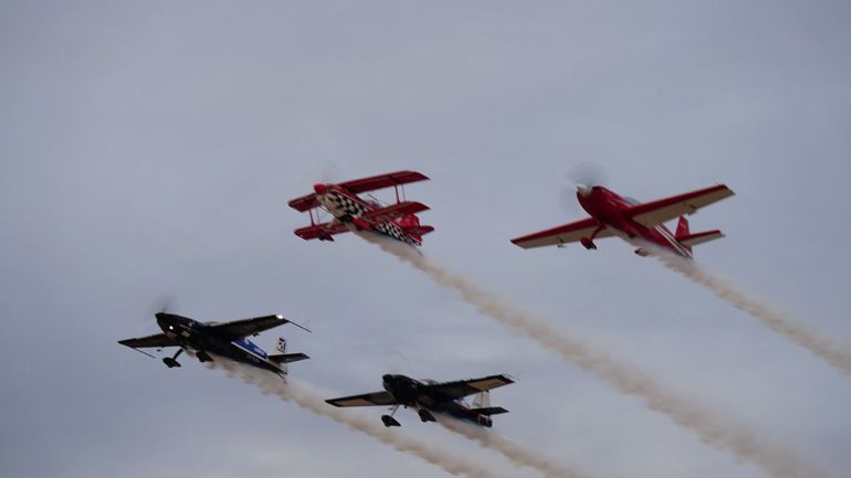 Las imágenes que dejó el festival aéreo de Allen