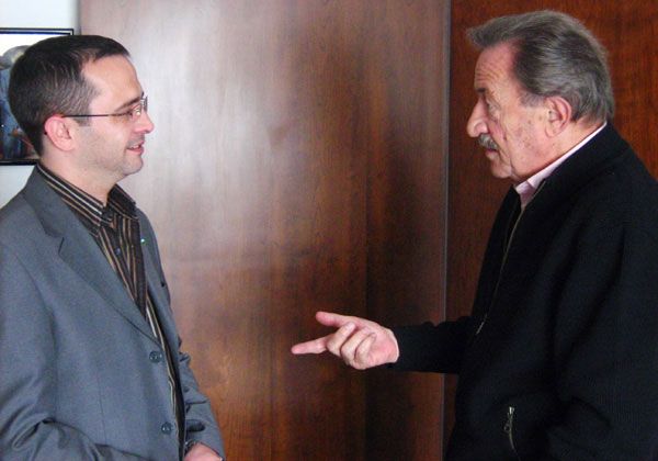 Larreguy se reunió con los senadores Verani y Pichetto