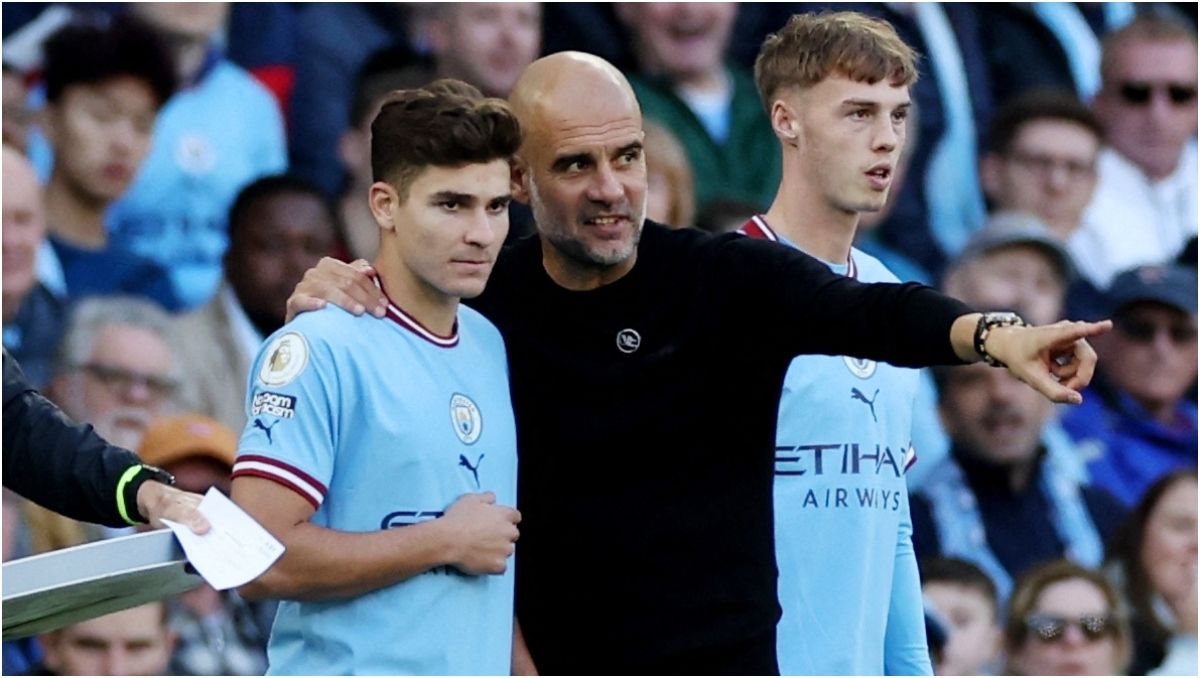 Revelan cuál es el precio de Julián Álvarez a pesar de casi no jugar en el Manchester City