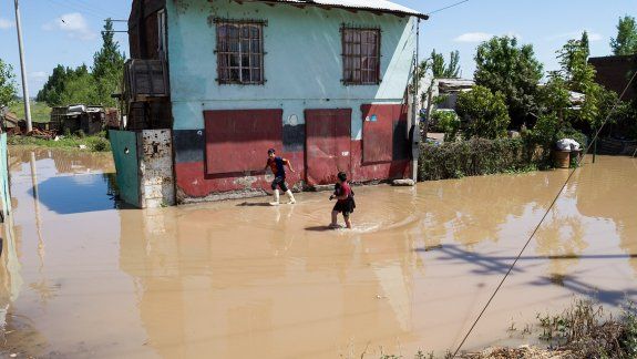 El P2 colapsó y Puente 83 volvió a quedar sumergido