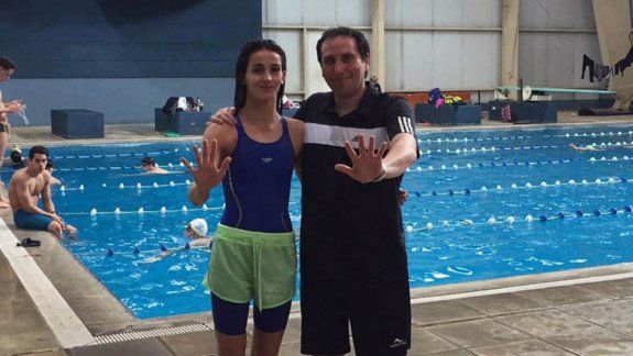 Lola Cantera será acompañada por su entrenador, Jorge García.