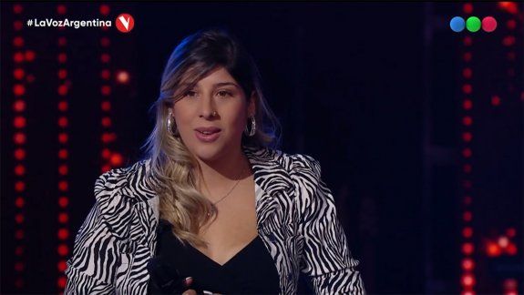 La neuquina quedó eliminada de La Voz Argentina