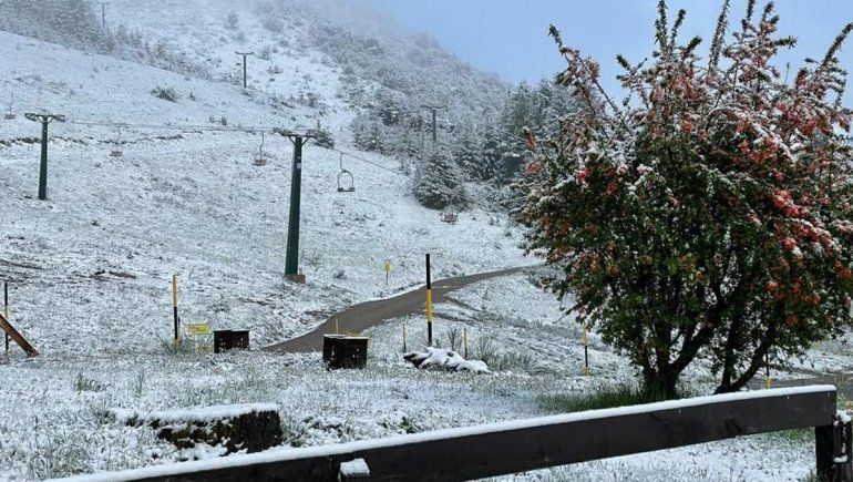 Sorpresa: nevó en Bariloche en pleno noviembre 