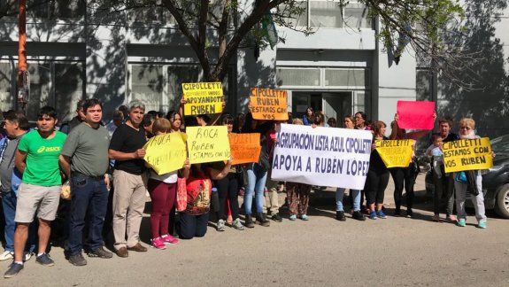 Comenzó el juicio a Rubén López con marcha de apoyo