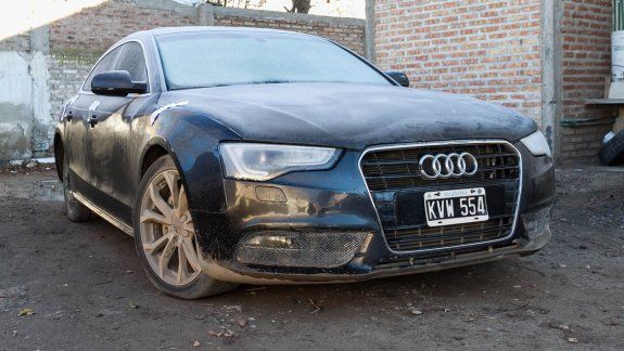 El Audi A5 fue secuestrado durante un procedimiento en la calle, aunque también se lo podía ver en un autoparque.&nbsp;