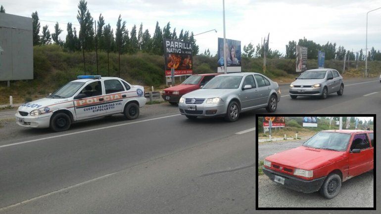 Manejaban un auto robado, se dieron a la fuga pero los atraparon