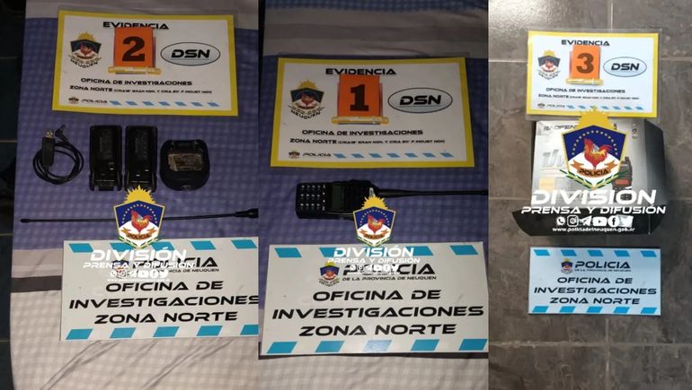 Allanaron cuatro casas en el oeste y encontraron elementos robados en Roca