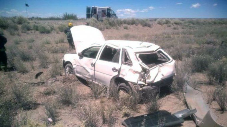 Peligro sobre la Ruta 151: volcaron tres autos en un mismo día