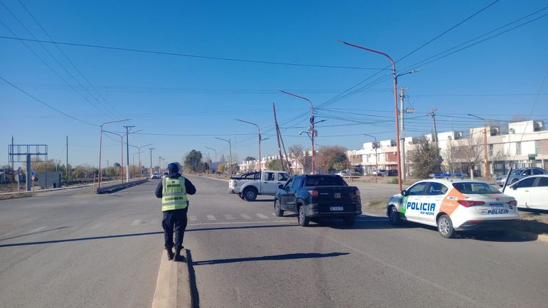 El Cuerpo de Seguridad Vial de la Policía de Río Negro también implementó controles sobre rutas nacionales y provinciales.