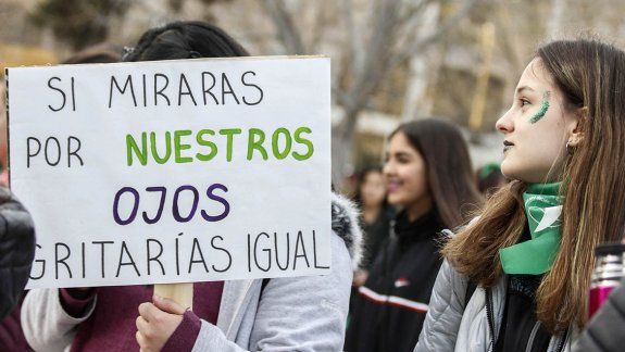 ¡sororidad, hermana! cipolenas pidieron una vez mas decidir sobre sus cuerpos