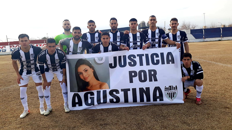 El plantel albinegro se sumó al pedido de justicia por Agustina.&nbsp;