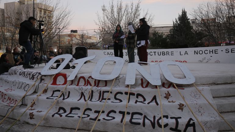 Durante la última movilización, se leyó un comunicado donde se explican los puntos en desacuerdo con la medida judicial. 