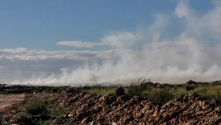 Un nuevo incendio reavivó el debate sobre el basural. Los vecinos no soportan mas el humo.&nbsp;