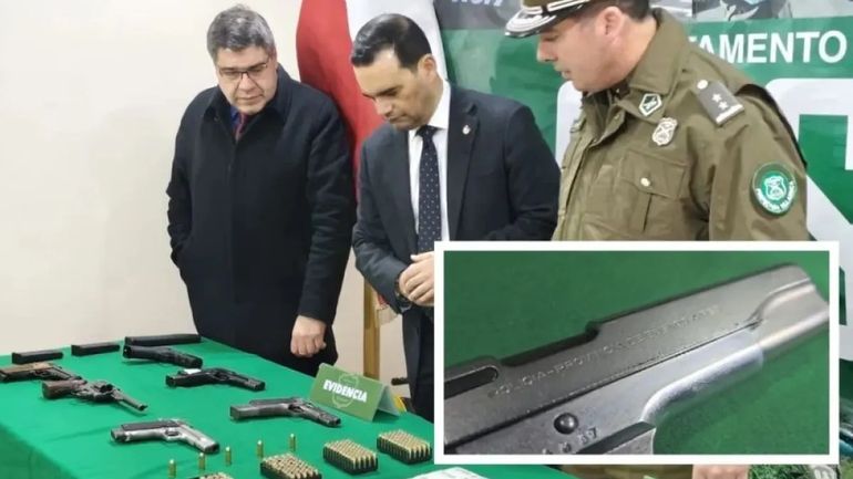Tres rionegrinos fueron detenidos en Chile con un arsenal de armas y droga