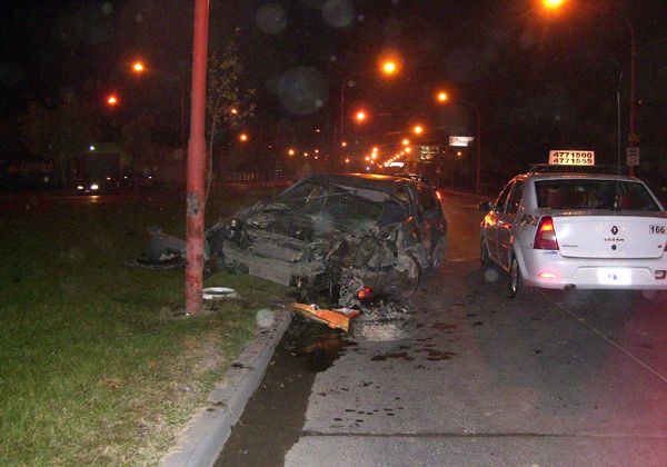 Accidente de tránsito en calle Pacheco