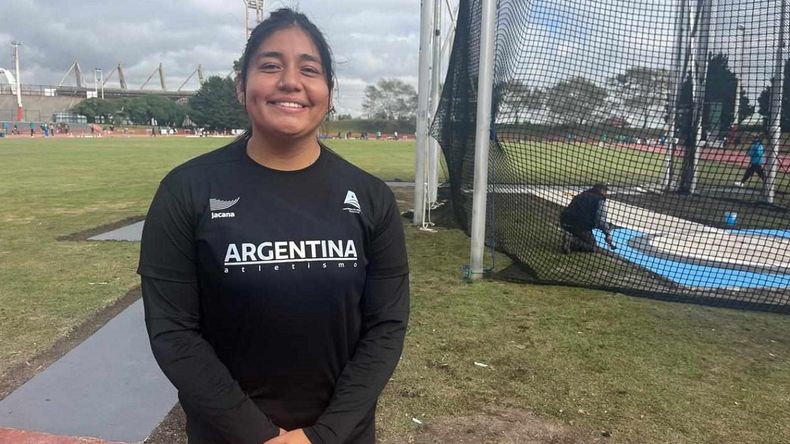 Baigorria es la deportista zapalina que representa a Neuquén y a la región en Mar del Plata. 
