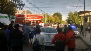 un accidente en pleno centro provoco caos en el transito