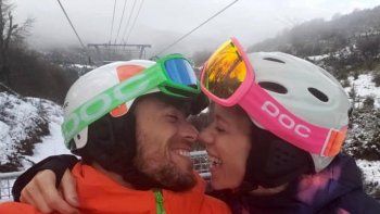 nicole neumann y matias tasin, enamorados en rio negro