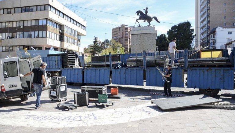 Estos son los preparativos por la llegada del presidente Macri a Neuquén