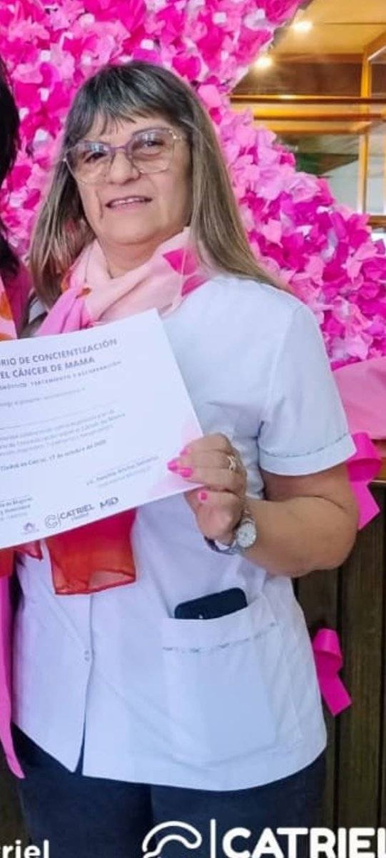 Liliana fue destacada como una gran profesional de la salud pública.   