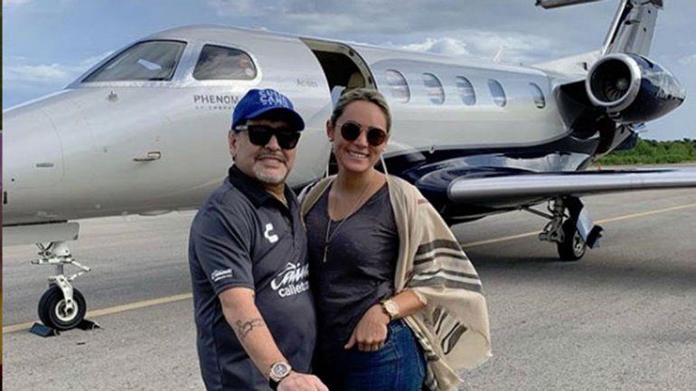 Un like de Rocío Oliva que fue letal para Maradona