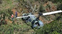 colombia: cayo un helicoptero del ejercito y hay cuatro muertos