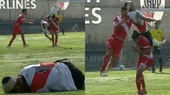 terrible lesion de la joya de river que fue a ver gallardo